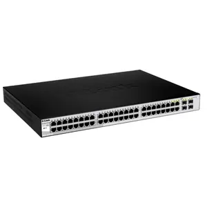 Comparateur de prix : D-Link DGS-1210-48 commutateur réseau Géré L2 Noir DGS-1210-48/E