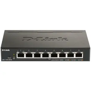 Comparateur de prix : Commutateur D-Link DGS-1100-08PV2/E 8 ports PoE Gigabit