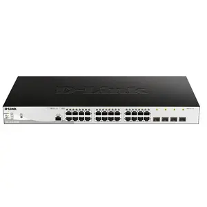 Comparateur de prix : D-Link Switch 24 port PoE 10/100/1000BASE-T 4p