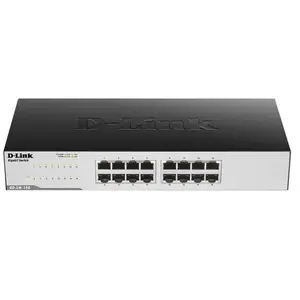 Comparateur de prix : D-Link GO-SW-16G Non-géré L2 Gigabit Ethernet (10/100/1000) 1U Noir