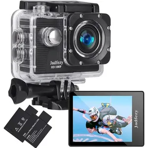 Camera Sport Jadfezy 1080P FHD,Etanche 30M Caméra d'action Grand Angle