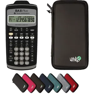 Texas Instruments CALCUSO Ensemble de Base Noir avec Calculatrice TI BA II Plus