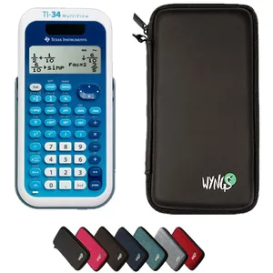 Texas Instruments CALCUSO Ensemble de Base Noir avec Calculatrice TI-34 MultiView