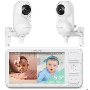 Momcozy Babyphone avec 2 caméras de 5,5" 1080P Full HD, Moniteur bébé ...Vendu parcdiscount