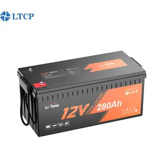 LiTime 12V 280Ah LiFePO4 batterie au lithium à basse température prote...