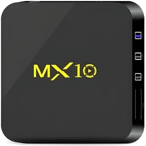 MX10 TV Box RK3328 Android 8.1 4 Go RAM 64 Go ROM 2.4G WiFi USB 3.0 10...Vendu parcdiscount