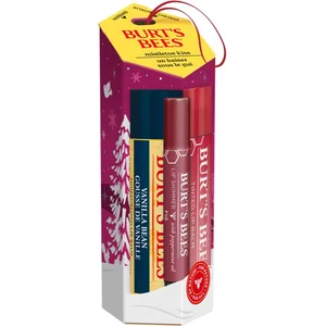 Burt’s Bees Festive Mistletoe Kiss coffret cadeau lèvres pas cher