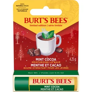 Burt’s Bees Festive baume à lèvres hydratant saveur Mint Cocoa 4,25 g pas cher