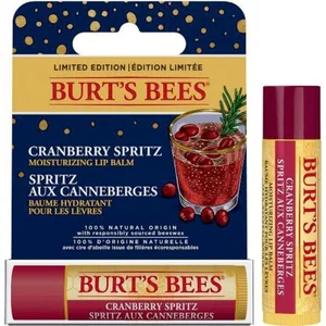 Burt s Bees Festive Cranberry Spritz baume à lèvres hydratant en stick... pas cher