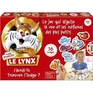 Educa - 15492 - Jeu de Réflexion - Mon Premier Lynx - 36 Images pas cher