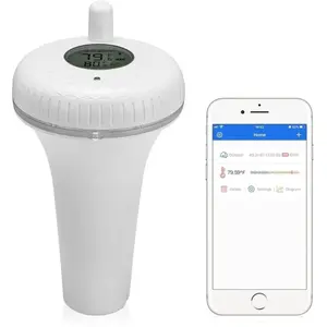Thermomètre piscine flottant Inkbird IBS-P02B Bluetooth IPX7 Thermomètre de Température d'eau Lcd Exterieur InterieurVendu parcdiscount