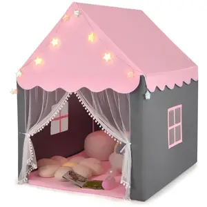 GOPLUS Tente de Jeu pour Enfant Intérieur et Extérieur,Tipi de Jardin ...Vendu parcdiscount