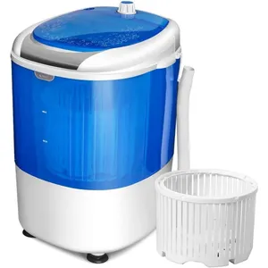 RELAX4LIFE Mini Machine à Laver Semi-automatique avec Essorage & Minut... pas cher