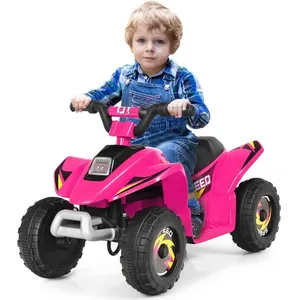Comparateur de prix : COSTWAY Quad Electriques pour Enfant 6 V 4,5 Km/H max. Voiture Buggy p...