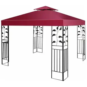 Comparateur de prix : COSTWAY Toile de Rechange pour Pavillon 3x3m en Polyester Toile Double...