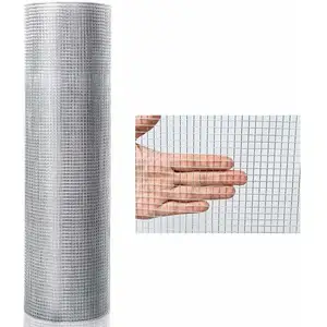 RELAX4LIFE 0,9x15,2m Grillage Métallique de Filtration en Fer Inox Gal... pas cher
