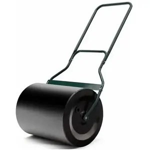 Rouleau à Gazon Jardin COSTWAY - Remplissage Eau ou Sable 60L - Poigné... pas cher