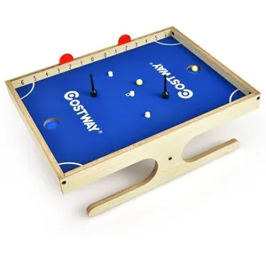 Comparateur de prix : COSTWAY Jeu de Société Magnétique pour 2 Joueurs, Mini Baby-Foot avec ...