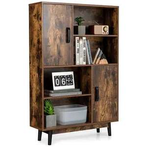 Comparateur de prix : COSTWAY Bibliothèque à 4 Niveaux 80 x 24 x 119,5 CM, Meuble de Rangeme...