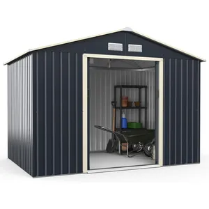 COSTWAY Abri de Jardin en Métal 5,29 ?277 x 191 x 202 cm avec 2 Portes... pas cher
