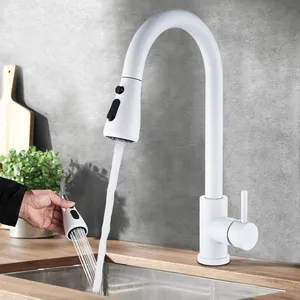 ZAMERY Mitigeur de Cuisine avec Douchette blanc Extensible,Robinet Cuisine Ro... pas cher