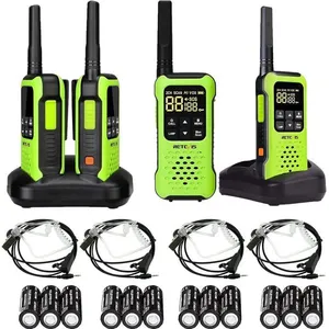 Comparateur de prix : Retevis RT649P Talkie Walkie, Etanche IP67, Rechargeable, Oreillette, PMR446, Alarme SOS, VOX, Longue Portée,pour Centre Aquatique