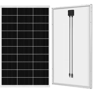DOKIO Panneau Solaire 150W 18V Photovoltaïque Monocristallin pour charger la Batterie 12VVendu parcdiscount
