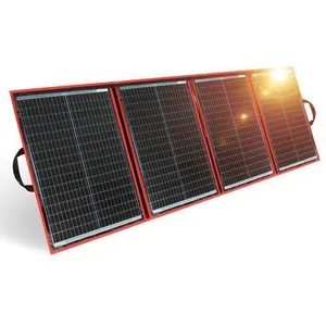DOKIO 200W Kit Panneau solaire pliable portable monocristallin avec 2 ...Vendu parcdiscount