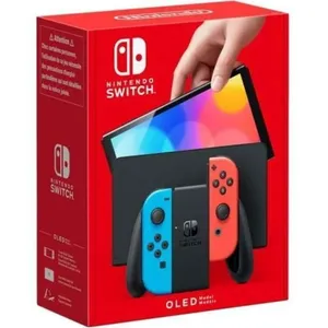 Console Nintendo Switch - Modèle OLED Bleu Néon & Rouge Néon(version...Vendu parcdiscount
