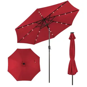 COSTWAY Parasol de Jardin Dia 300 CM/Parasol Déporté et Inclinable de Jardin a... pas cher