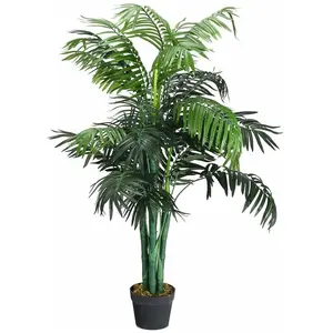 Comparateur de prix : Plante Artificielle Déco. Interieur Palmier Aréca avec Pot Vert Arbre/...