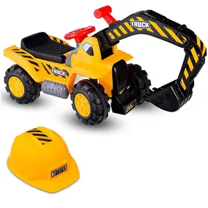 Comparateur de prix : COSTWAY Excavatrice Camion Pelleteuse Enfant Tracteur pour Enfant Joue...