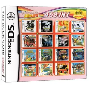 Comparateur de prix : 468 en 1 Pokemon Album carte de jeu vidéo cartouche Console carte pour...