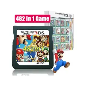 Comparateur de prix : Carte de jeu vidéo Mario Album Nintendo 482 en 1 carte de Console de c...