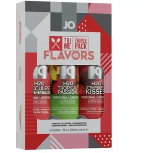 Comparateur de prix : Coffret 3 lubrifiants System JO Tri Me Triple Flavors