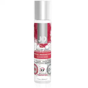 System JO - Lubrifiant de Massage Tout-en-Un - Chauffant & À Base de Silicone