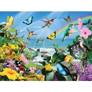 Pièces XXL - Lori Schory - Colibris à la plage 500 Pièces  SunsOut