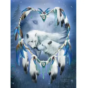 Le Coeur du Loup 1000 Pièces  SunsOut pas cher