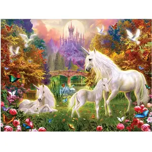 Jan Patrik Krasny - Castle Unicorns 1000 Pièces  SunsOut pas cher
