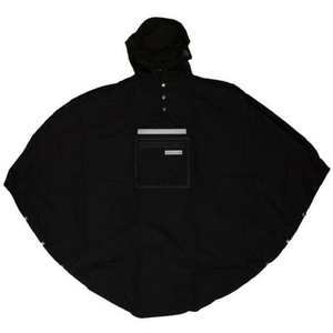 The people's poncho Mixte 3.0 Poncho, Noir, Taille unique EU pas cher