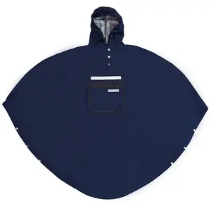 The people's poncho Poncho 3.0, Bleu, Taille Unique Mixte pas cher