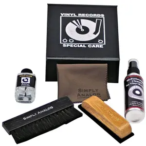 Comparateur de prix : Entretien vinyle Simply Analog Delux Cleaning Boxset Noir