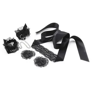 CRUSHIOUS Ensemble 3 Pièces Dentelle Lace Me Up pas cher