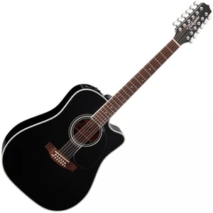 Takamine EF381SC Electro Cutaway 12 Cordes Gloss BlackVendu parmichenaud