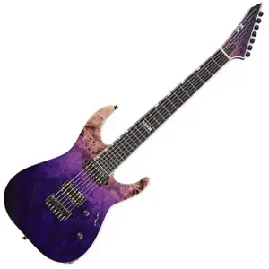 Esp E-II M-II 7 Burled Male Hipshot Purple Natural Faded
