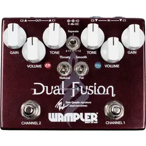 Wampler Tom Quayle: Dual Fusion pédale d'overdrive signature