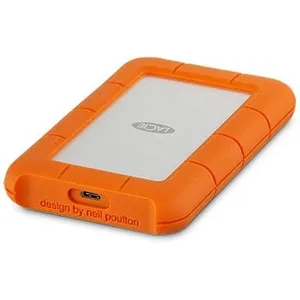 Disque Dur externe LACIE Rugged USB-C - 4 To - Gris pas cher