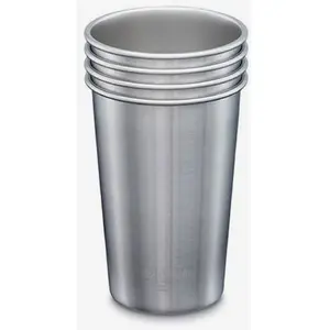 Klean Kanteen Cup - 4pack - Tasse Brushed Stainless 16 oz (473 ml)