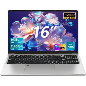 Ekonavi 16 inch laptop 16 GB RAM 512 GB SSD Celeron N100 processor FHD... pas cher