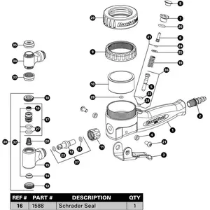 Park Tool Kit De Pièces De Rechange Pour Pompe 1588 Inf-1 One Size pas cher